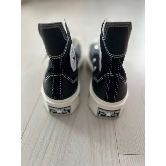 Converse A06435C Black Chuck 70 De Luxe Squared High Top Sneakers ( 6.5 ) - Picture 7 of 9